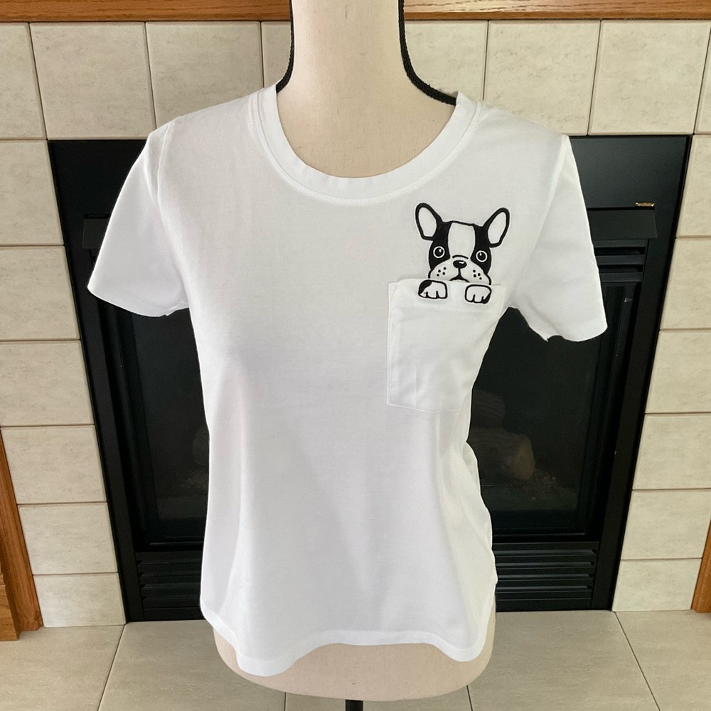 Love Peace & Lazy Days Semi-Crop Top, Women’s Sz M
